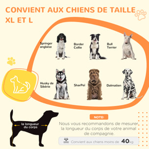 Cage chien grande taille sur roulettes - 2 portes verrouillables, plateau amovible - acier noir