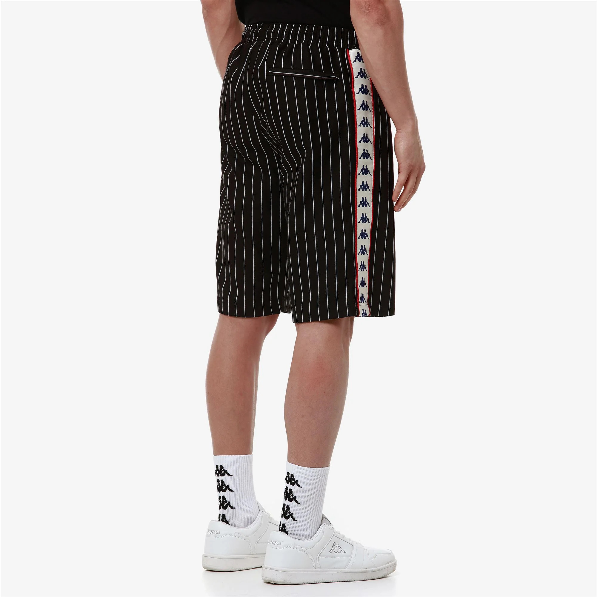 Kappa - Pantaloncini Uomo Nero - 222 BANDA LULLO