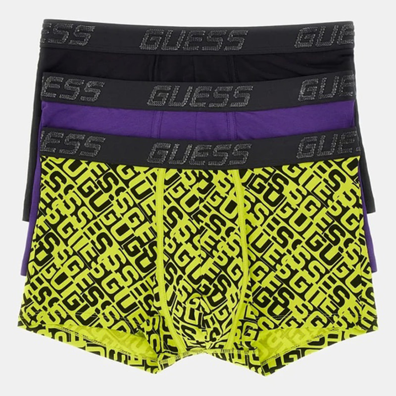 Boxer Joe (x3) - coton - logo - multicolore