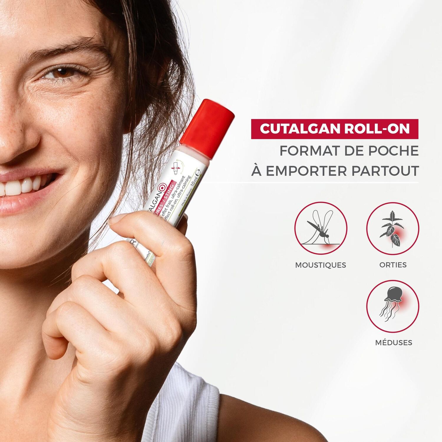 Cutalgan Pocket - Roll-On Piqûres Effet Frais Ultra-Calmant 10ml