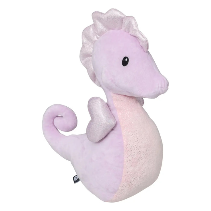 Peluche hippocampe "Naia" H35cm rose