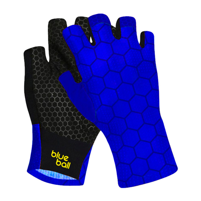 GUANTES BICICLETA CORTOS BLUEBALL EN AZUL