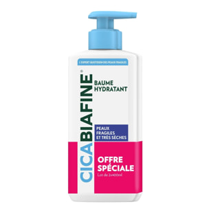 Baume corporel - Duo Baume Corporel Hydratant Anti-Dessèchement 2x400ml