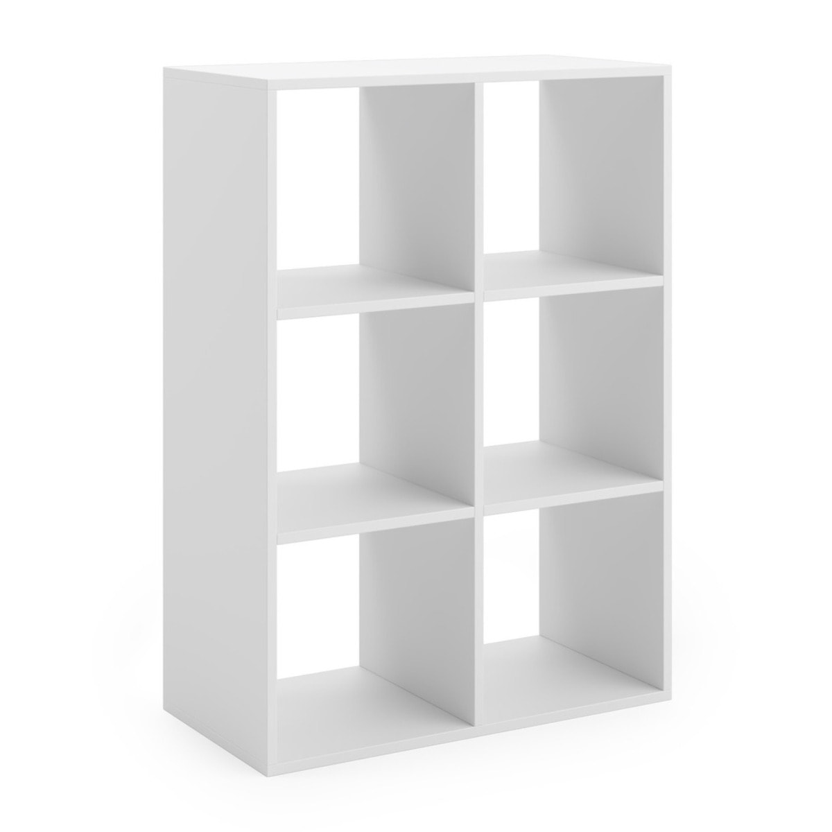 Libreria a giorno Loni 2x3 bianca