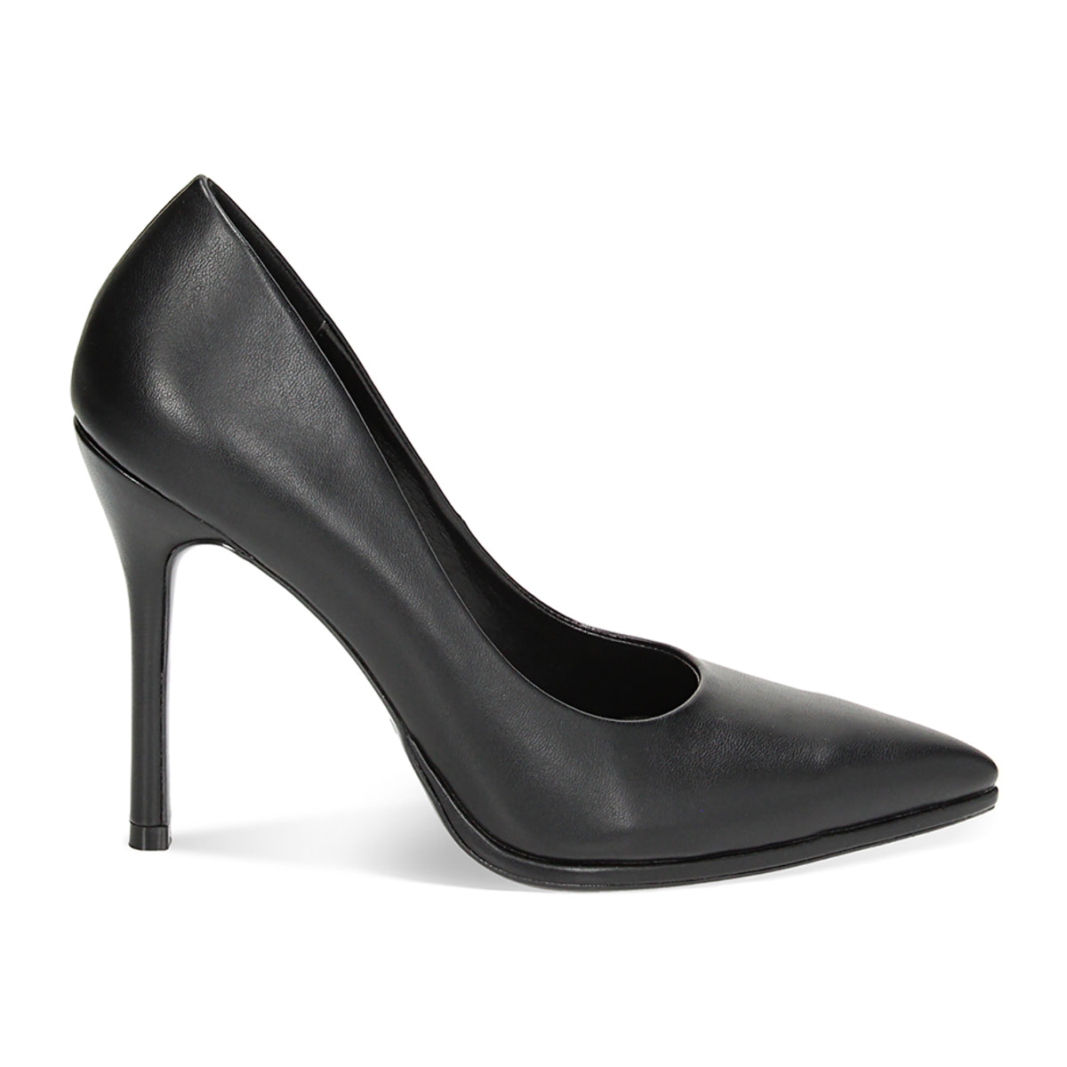 Zapatos de salón Bailarinas negros de piel