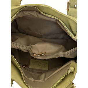 Borsa a mano da donna Made in Italy - Modello Lumena Lux - 100% pelle - 20.0 x 21.0 x 33.0 cm