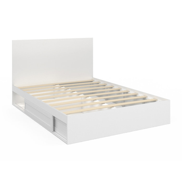 Lit Orem 140x190cm tiroir coulissant