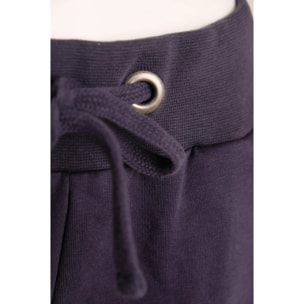 Pantaloni Esercito jogger wide leg blu donna