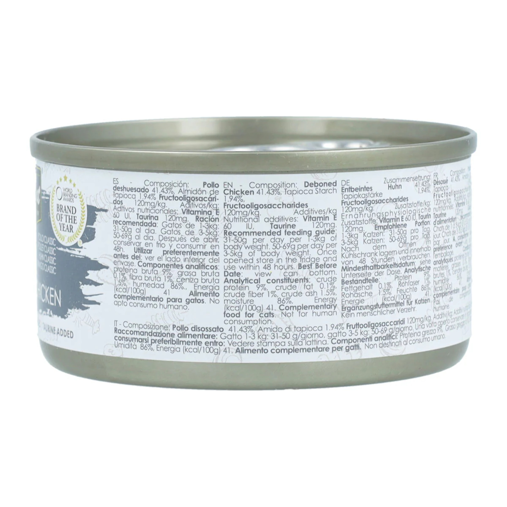 Kit Cat Lata Gravy - Pollo Classic 70 g Comida húmeda para gatos en salsa