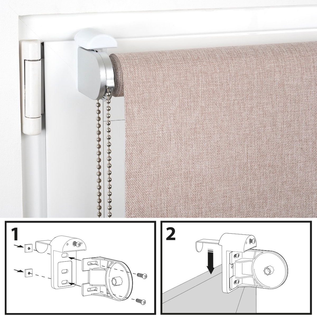 Store Occultant DREAM sans perçage Texture Beige