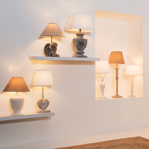 Lampe "Prati" - bois H49 cm