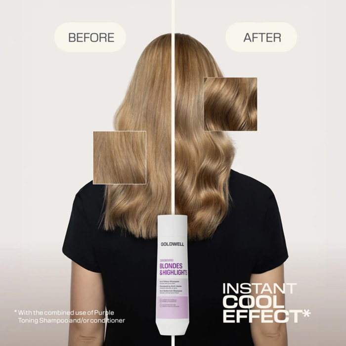 GOLDWELL DS Blondes & Highlights Anti-Yellow Conditioner 100ml