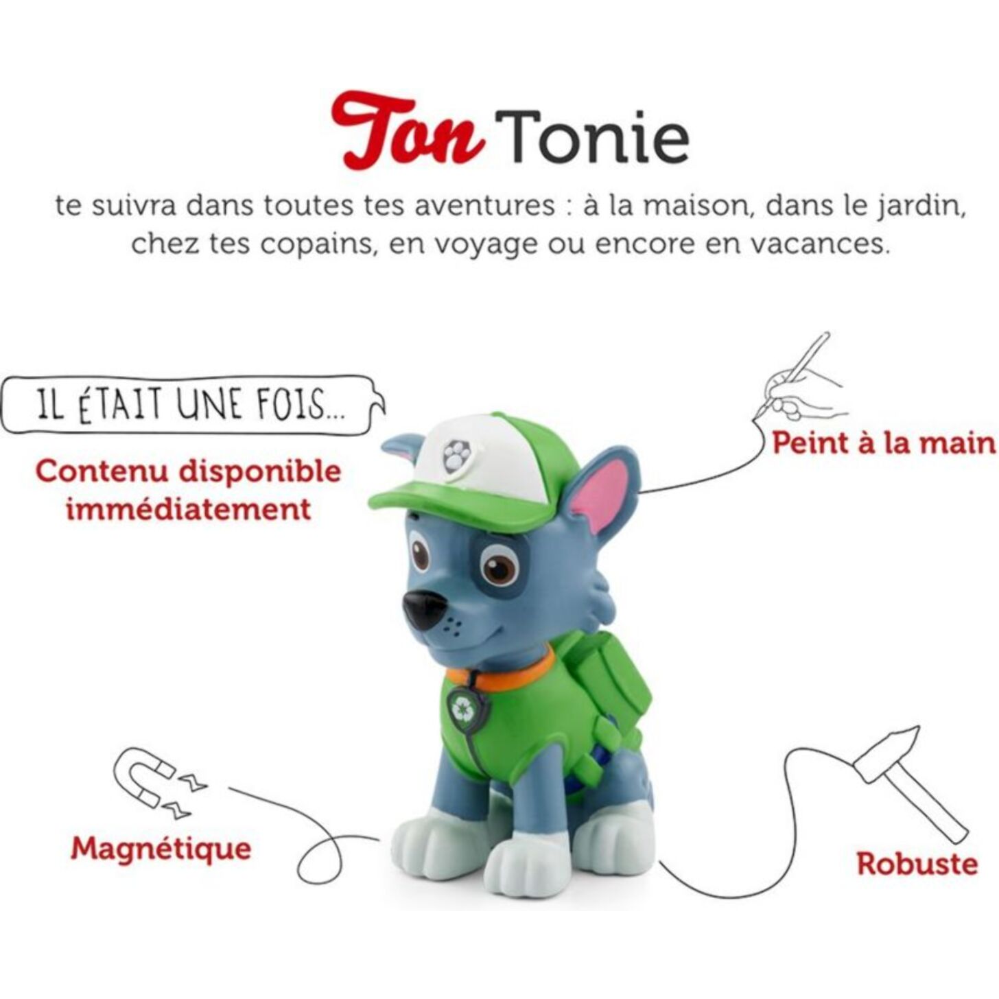 Figurine TONIES La Pat'Patrouille Rocky