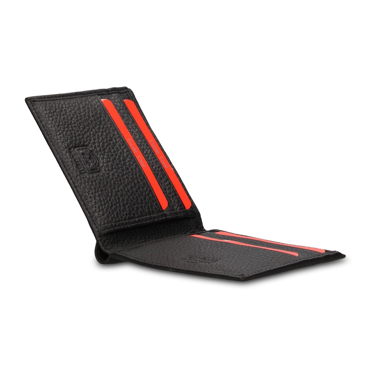 Portafoglio uomo in vera pelle - Modello Erevan Elite - Casual - 11.0 x 9.0 x 1.0 cm