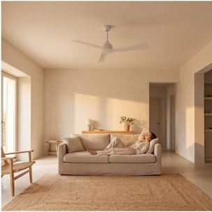 Forlight Ventilador IP20 Mogan Blanco brillante Blanco