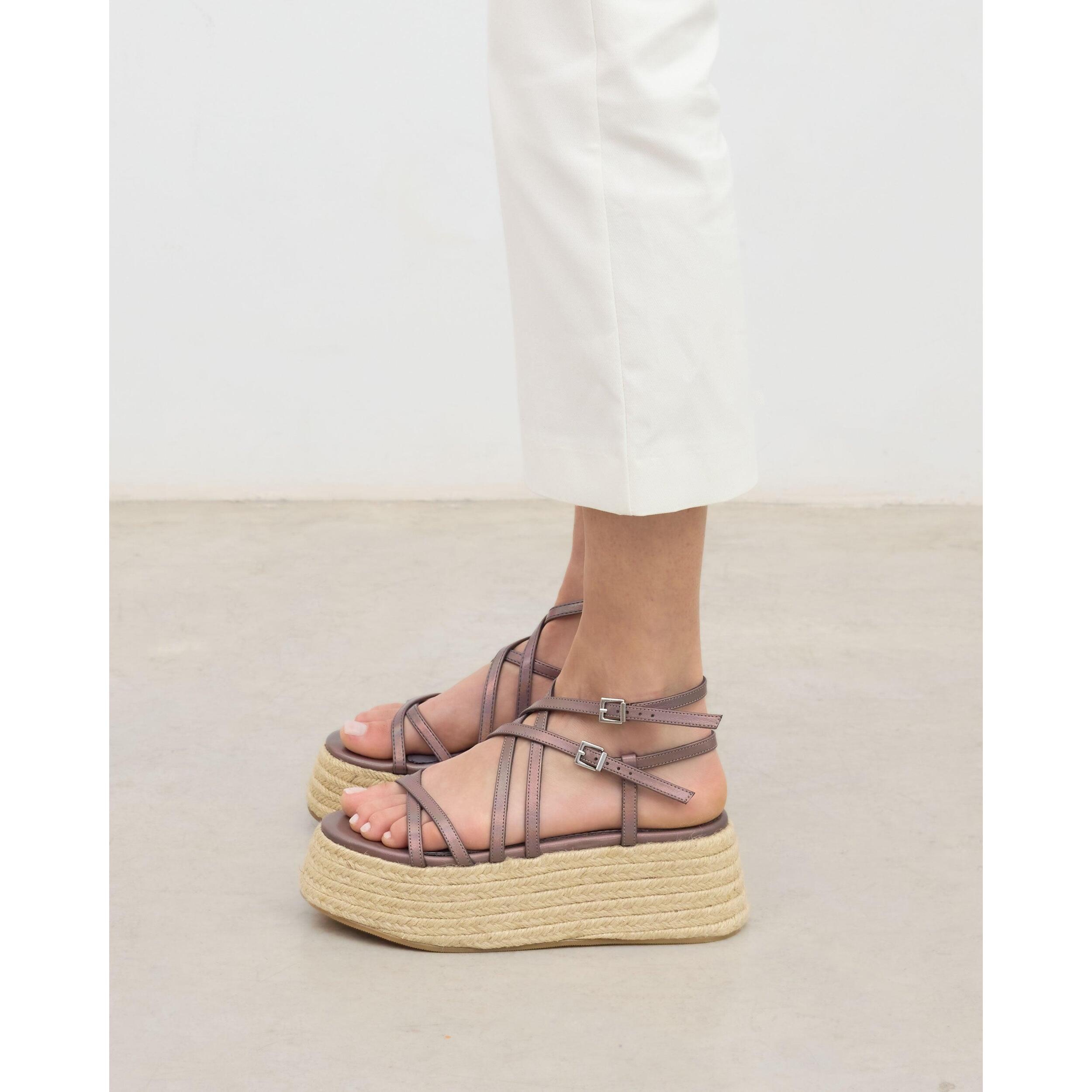 Sandalias de plataforma - Zahara - 7 cm