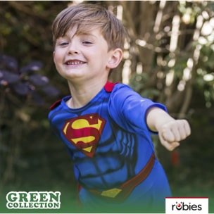 DISFRAZ SUPERMAN GREEN COL EN CAJA INF