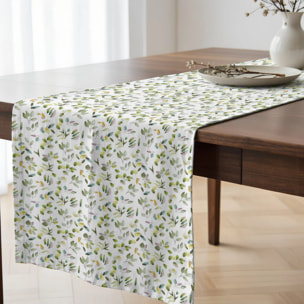 Chemin de table 100 % coton Tariro 125 3 50x150 cm