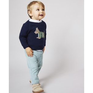 Pantalón de pana color menta