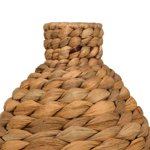 Vase "Percy" fibre végétale beige H58cm