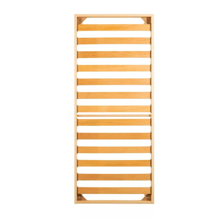 Rete a doghe in faggio mod. Flexy mis. 80x190 con doghe in legno di faggio
