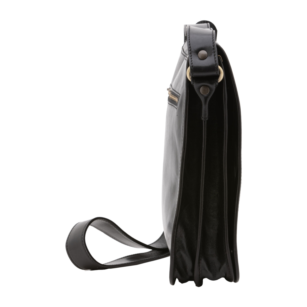 Borsa a tracolla  da uomo In Vera pelle Made in Italy 29x24x9 cm