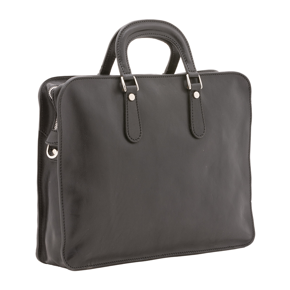 Borsa a mano  unisex In Vera pelle Made in Italy 40x30x8 cm