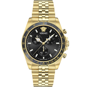 Versace Reloj Cronógrafo De Cuarzo Greca Chrono  Wave