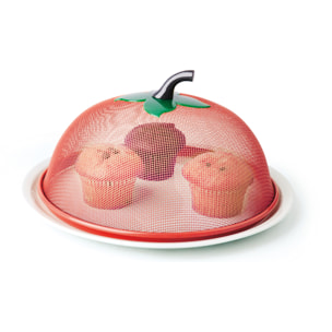 Cestino Frutta Excelsa- Apple Basket, Acciaio Rosso