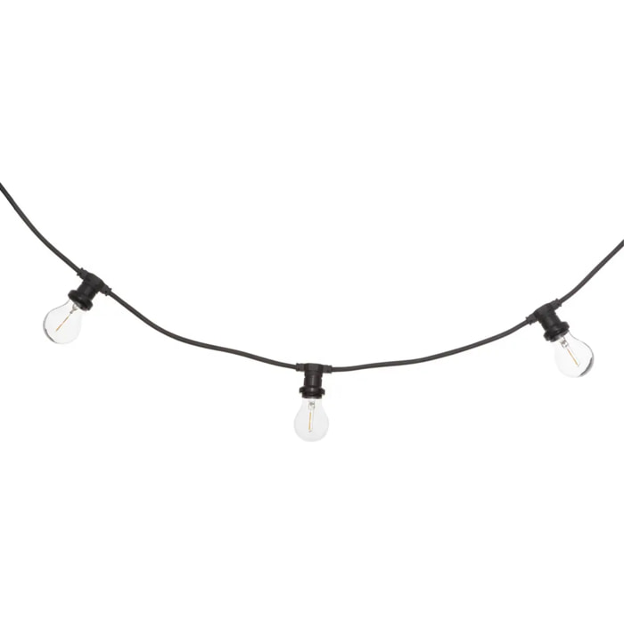 Guirlande LED outdoor secteur L520cm noir