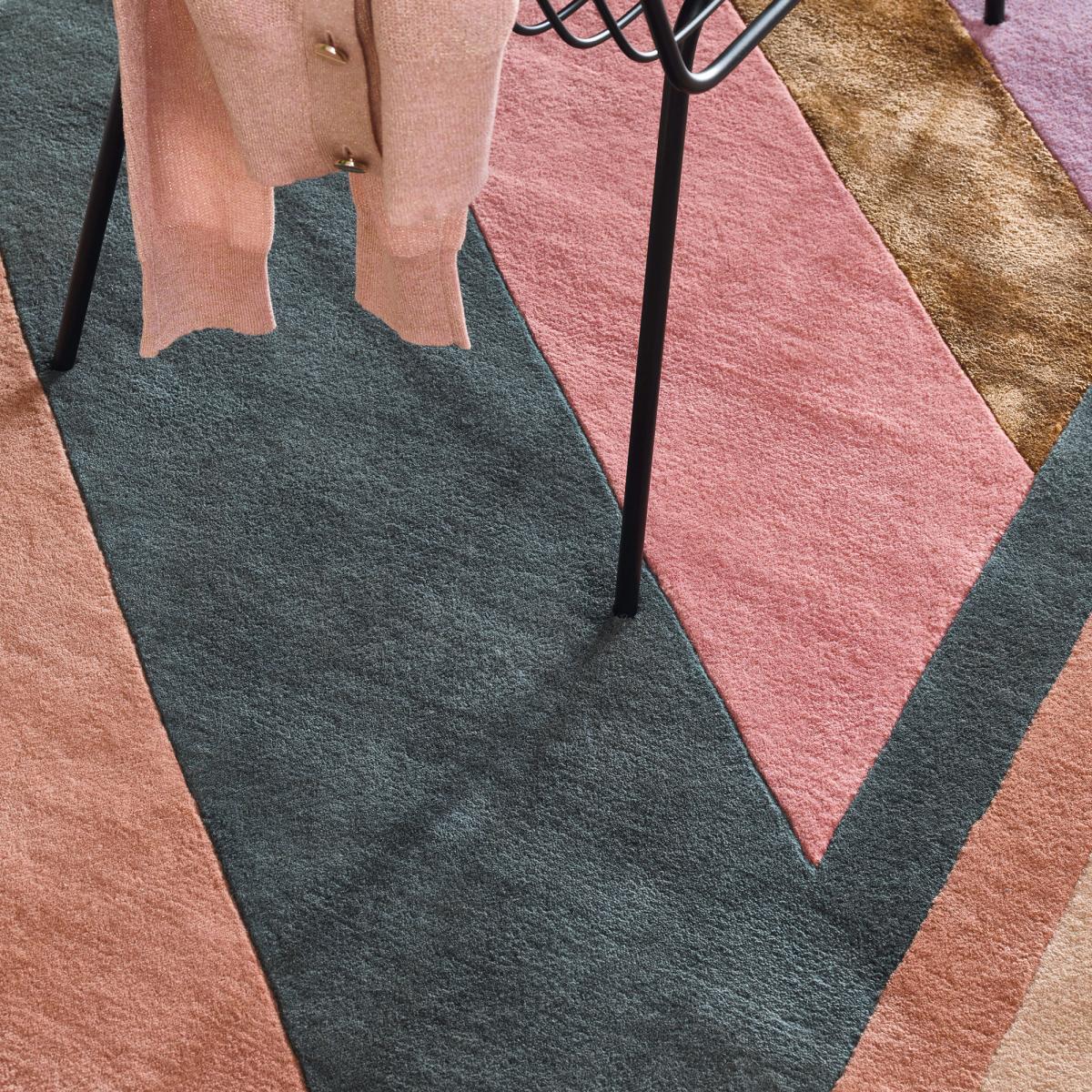 Tapis salon et chambre fait à la main en laine TAHA