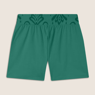 Short sportivi con fascia in vita floreale