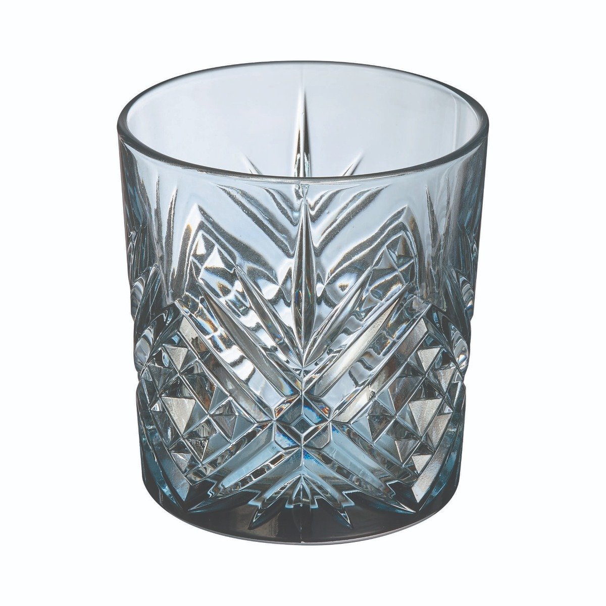 4 verres à eau bleus 30 cl Salzburg Color