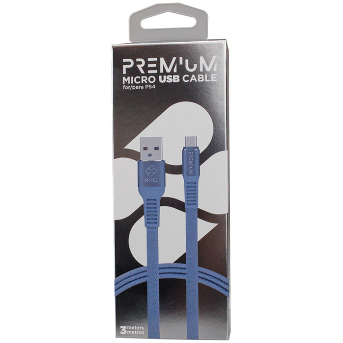 Cable de carga Mando Premium micro USB (PlayStation 4)