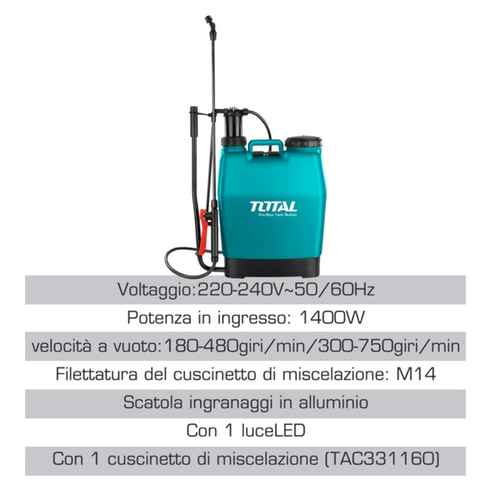 Pompa a Spalla da 16L - 4.5bar