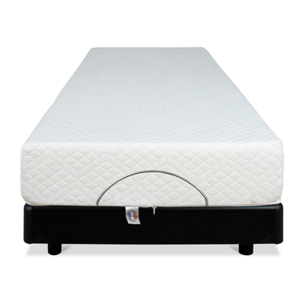 Ensemble Bodysoft 1 place | Sommier électrique + Matelas Mémoire de forme