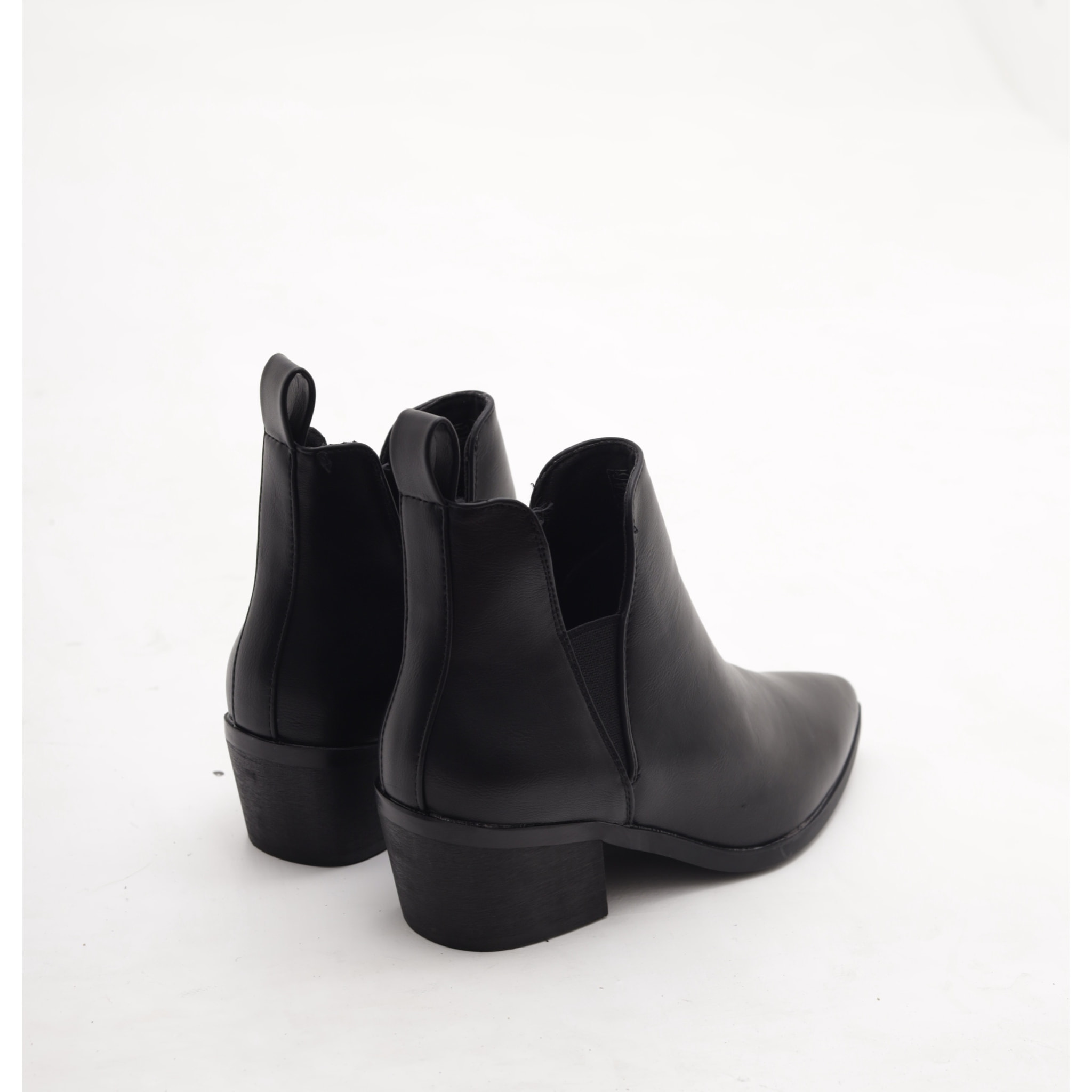 TRONCHETTO TEXANO ELASTICI NERO