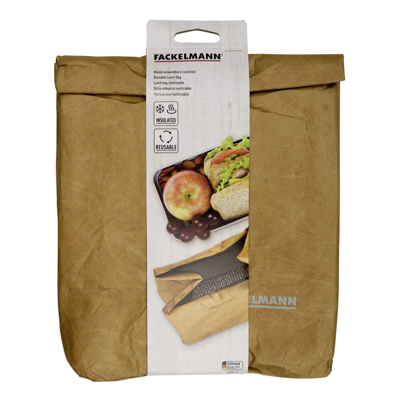 Lot de 2 lunch bags isothermes 30 cl avec 2 ustensiles de cuisine Fackelmann Move