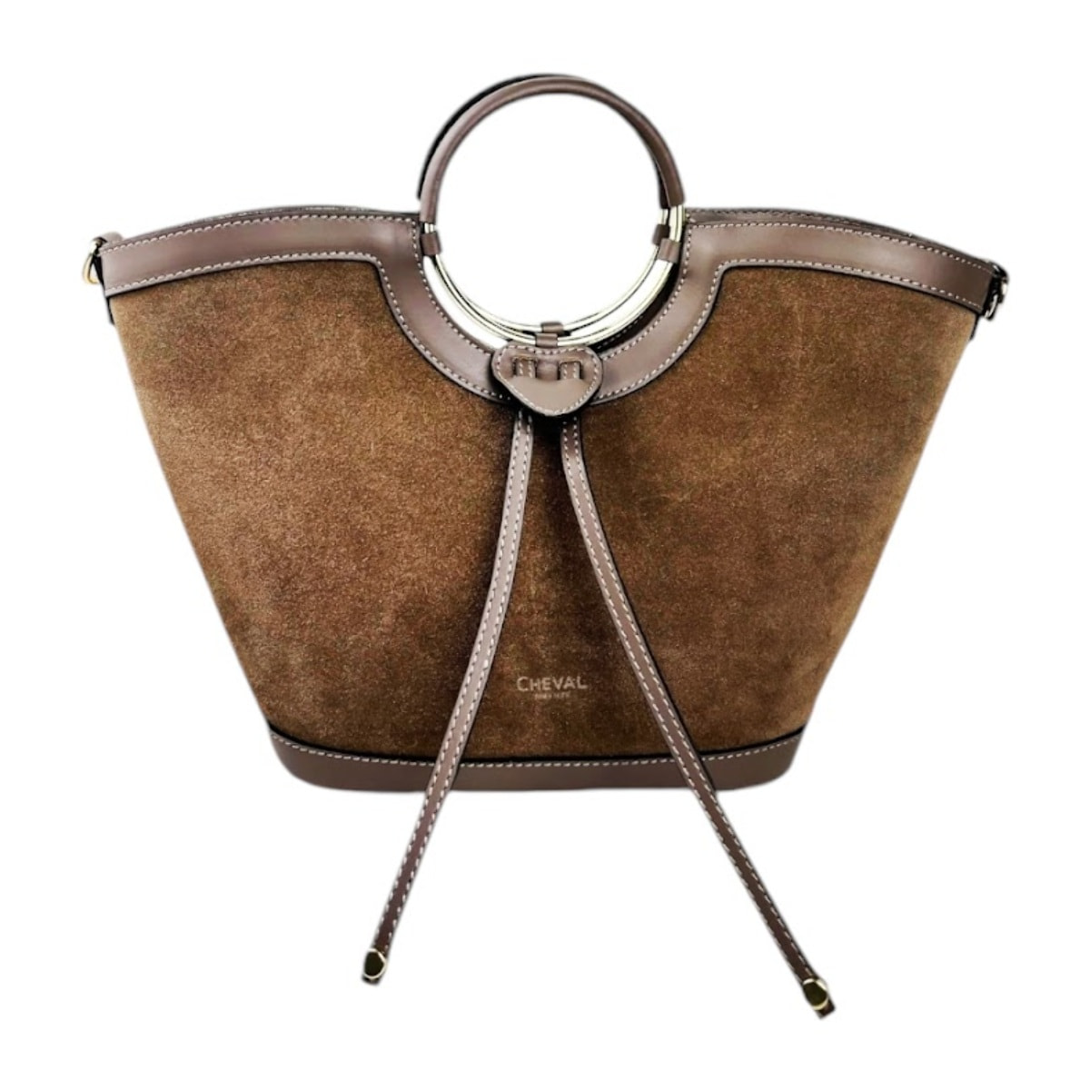 Bolso Hobo Cheval Firenze Clara Mini F/W Marrón Oscuro