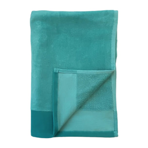 Serviette de bain éponge velours unie Shady Latigo 90x160 370g/m²