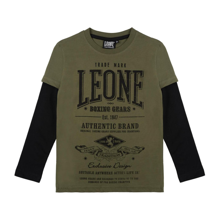 Camiseta infantil de manga larga Leone 1947 Wacs