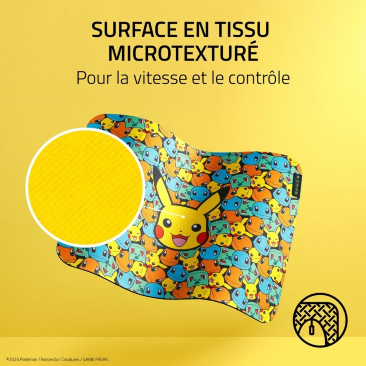 Tapis de souris RAZER GIGANTUS V2 MEDIUM POKÉMON KANTO STARTER