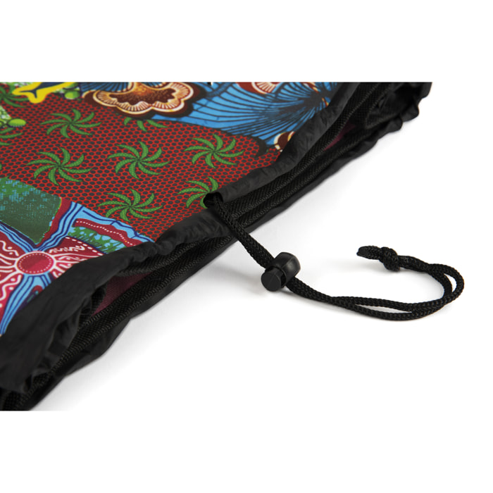 Excelsa chariot de sumpermarché Afrika polyester 38 L multicolore
