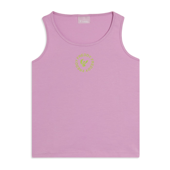 Canotta girocollo con logo FREDDY