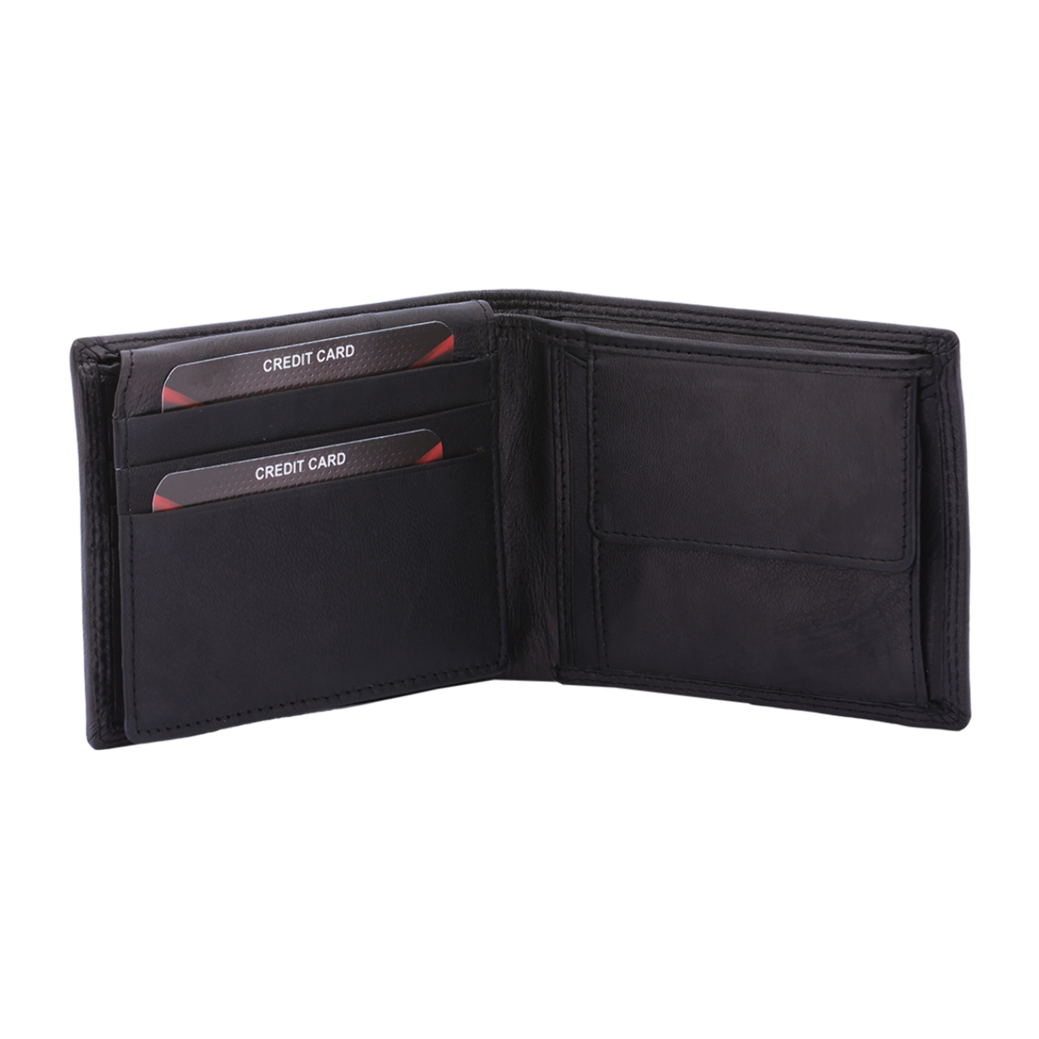 Portafoglio  da uomo In Vera pelle Made in Italy 9,5x12x2,5 cm