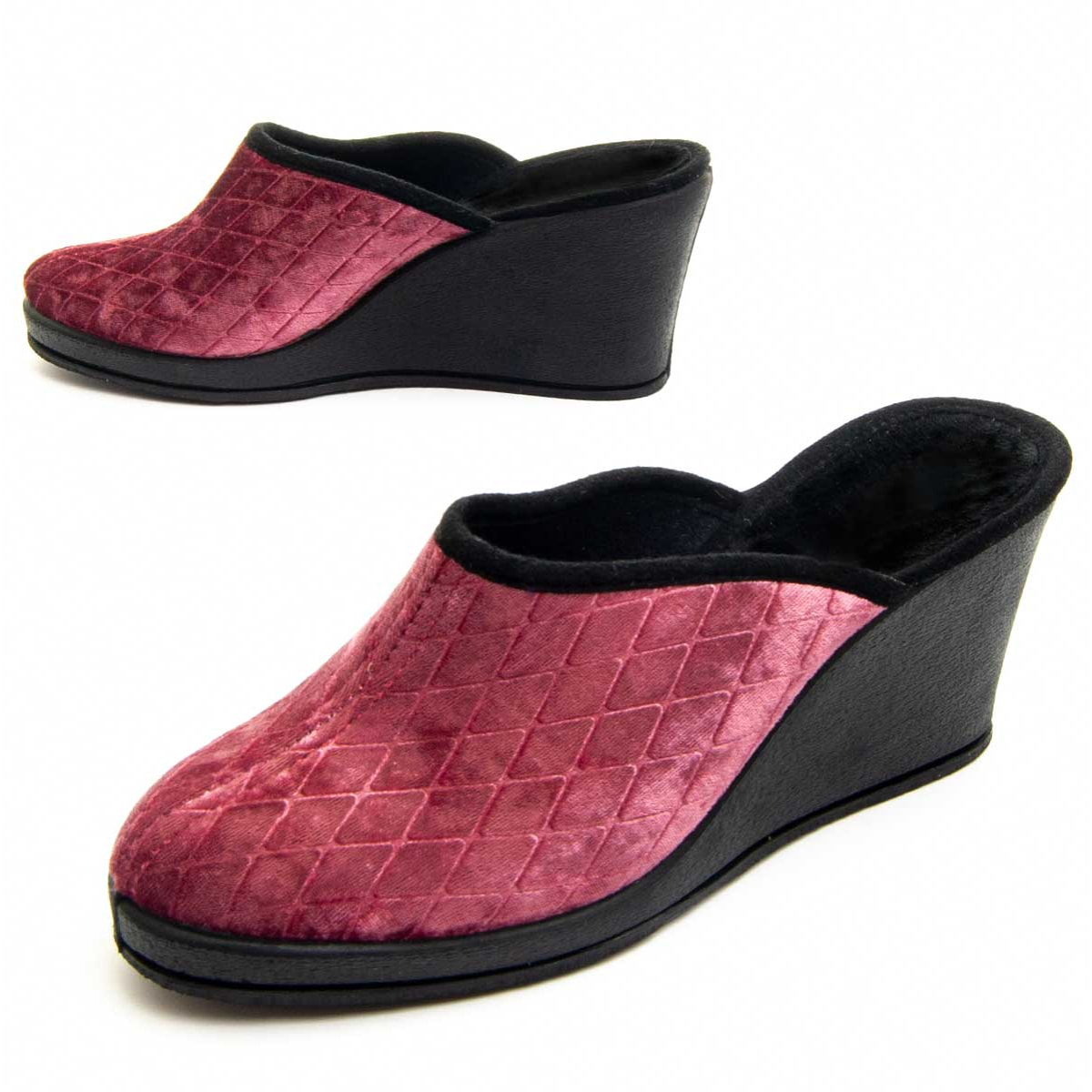 Slippers de Cuña - Rosa - Altura: 8 cm