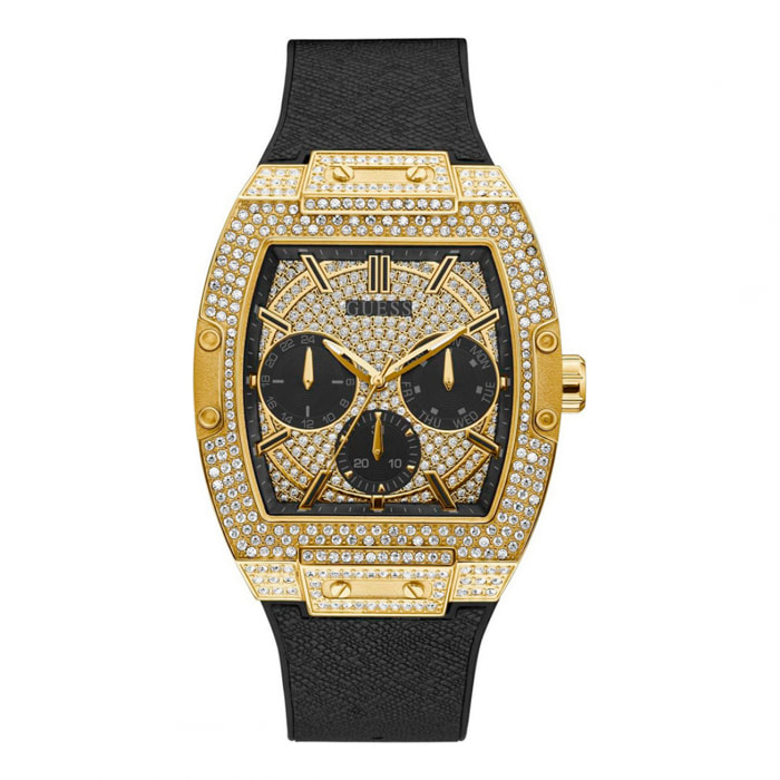 Reloj Guess GW0048G2 Hombre Analogico Cuarzo con Correa de Caucho