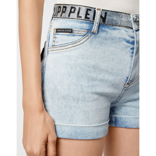 PHILIPP PLEIN Denim Shorts