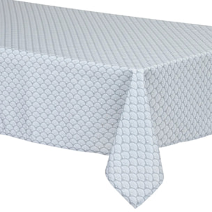Nappe anti-tache "Livia" gris 150x300cm