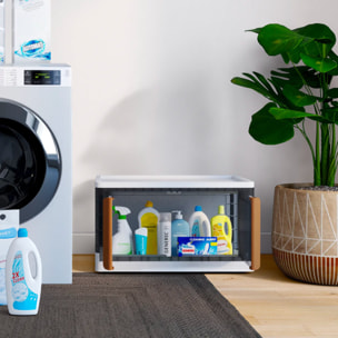 Boîte de rangement empilable 72L